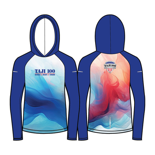 *PRE-ORDER* Women's Taji 100 Base Layer Hoody - Red, White, & Blue