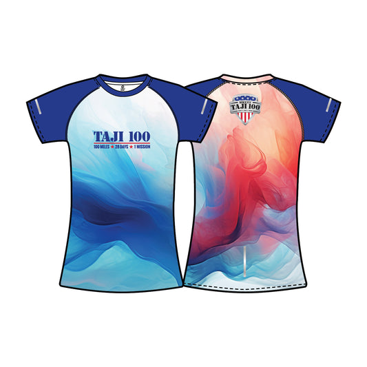 *PRE-ORDER* Women's Taji 100 Performance Tee - Red, White, & Blue