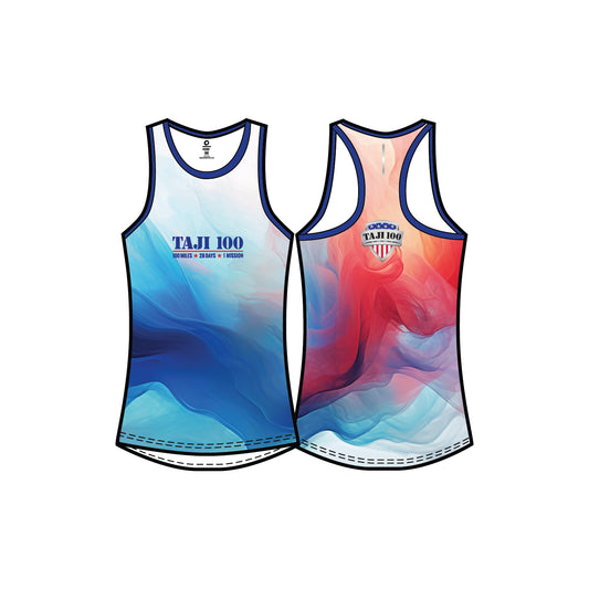 *PRE-ORDER* Women's Taji 100 Performance Tank- Red, White, & Blue