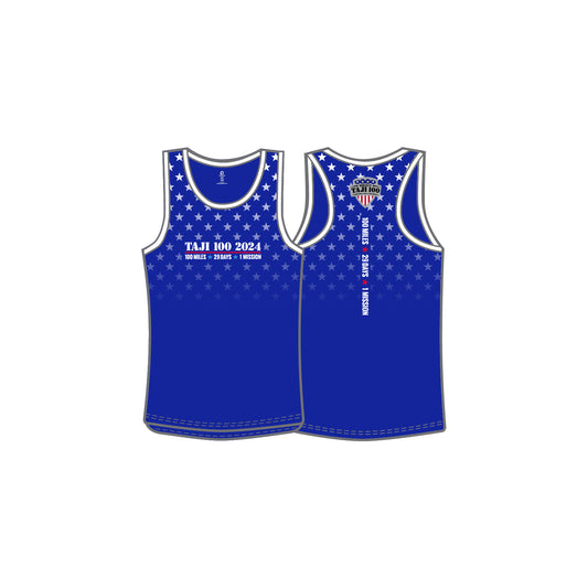 Men's Taji 100 Performance Tank- Royal